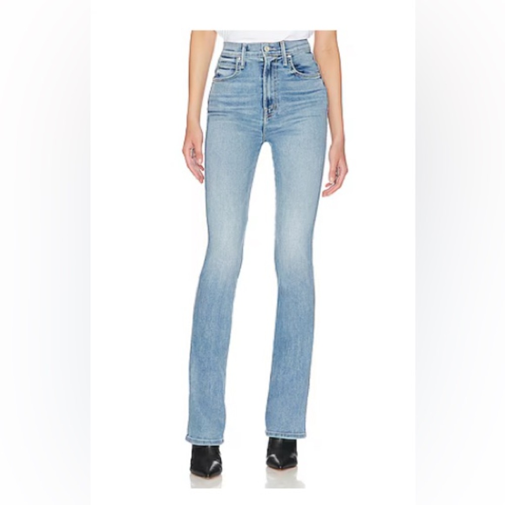 MOTHER Women's Light Blue Boot Cut Jeans